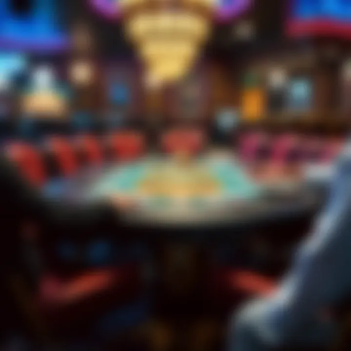 An engaging table setup for 4 Card Hold'em