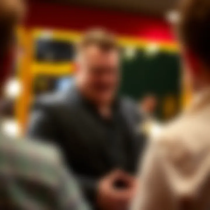 Terry Fator backstage before a performance