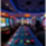 Interactive video poker interface showcasing various game options