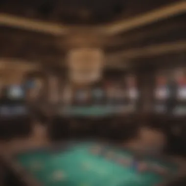 Inside Look at BetMGM Gaming Amenities Interior view highlighting the gaming floor and amenities at a BetMGM venue