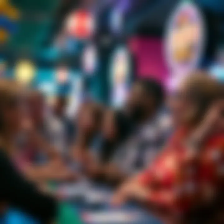 A lively online community engaged in Bingo chat conversations