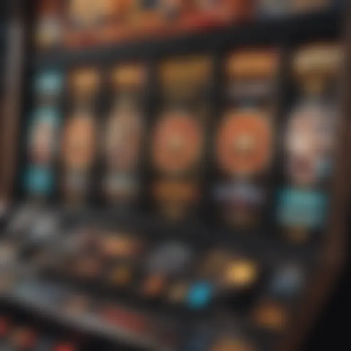 Close-up of buffalo slot machine interface showing gameplay