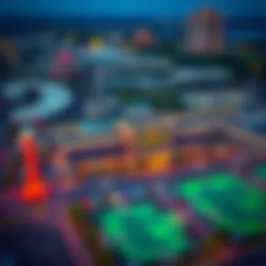 Aerial View of Casino Beaumont Aerial view of Casino Beaumont highlighting its location