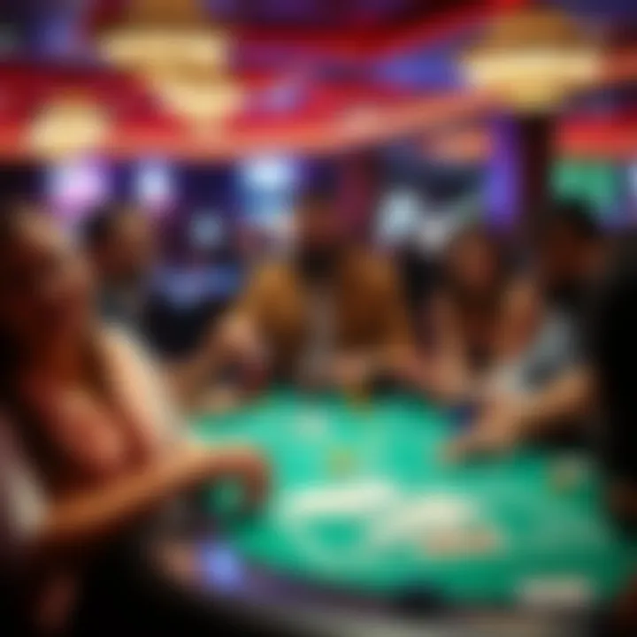 Fun Group Game Night Fun group enjoying a game night at the casino