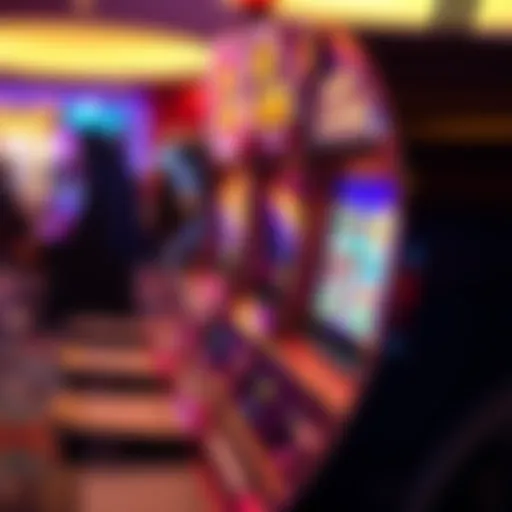 Vibrant Modern Slot Machine Modern slot machine with vibrant graphics