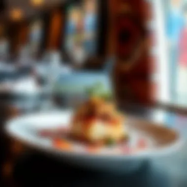 Chef's specialty dish presented artistically on a plate