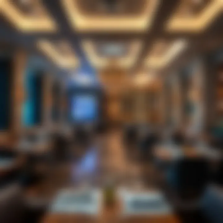 Sophisticated restaurant interior with a welcoming ambiance