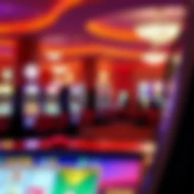 A vibrant gaming area within the Delaware State Park Casino filled with various gaming options.