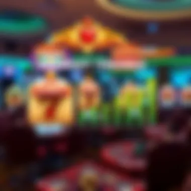 Graph illustrating deluxe slots market trends