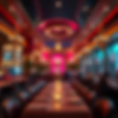 Atmospheric Dining Venue Vibrant ambiance of a dining venue