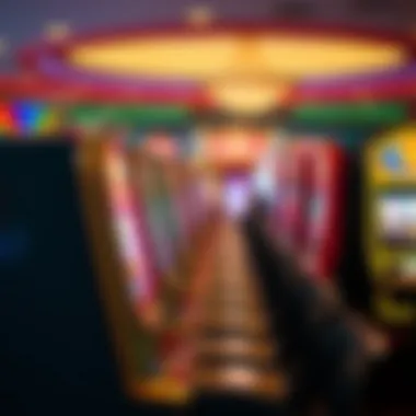 Slot Machines: Simplicity and Fun Colorful slot machines in a casino