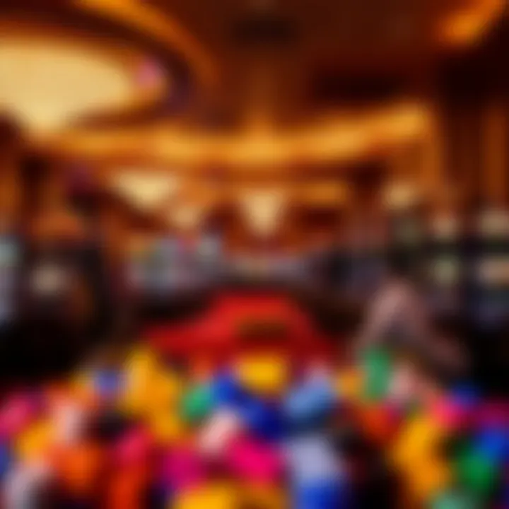 Luxurious gaming floor at Eldorado Resorts