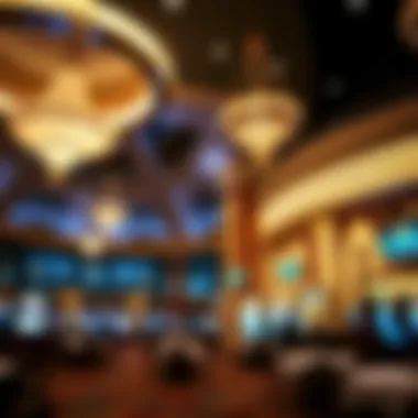 Architectural Splendor of Eureka Casino Elegant interior of Eureka Casino showcasing its architectural design