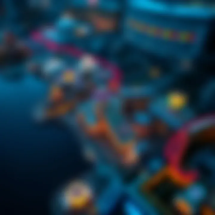 Aerial view of Long Island showcasing casino locations