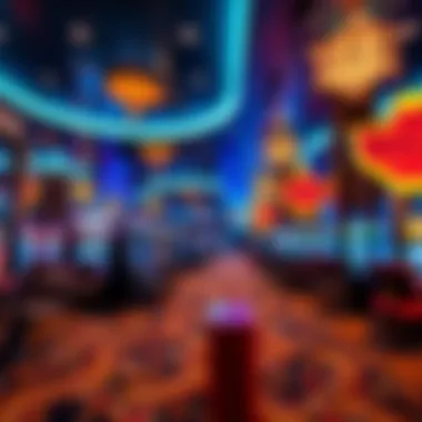 Modern casino interior highlighting technological advancements