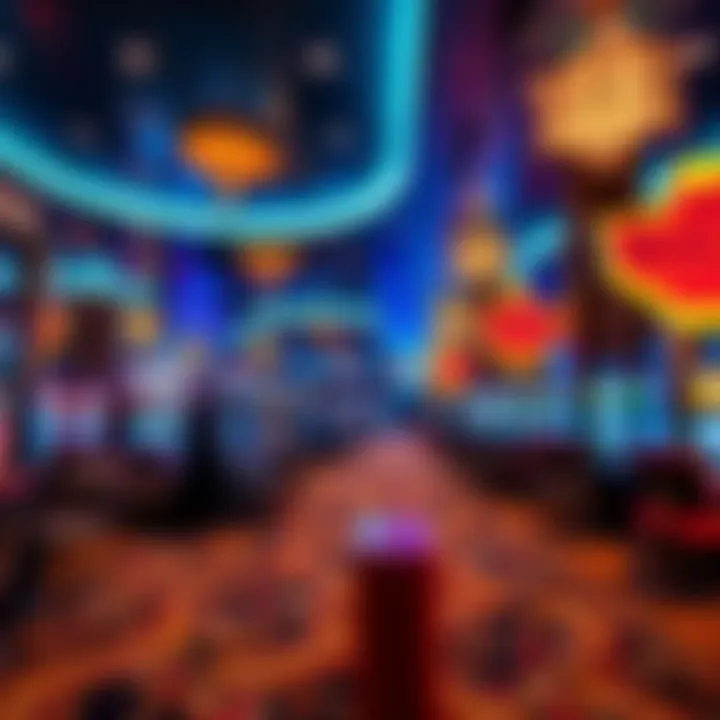 Modern casino interior highlighting technological advancements