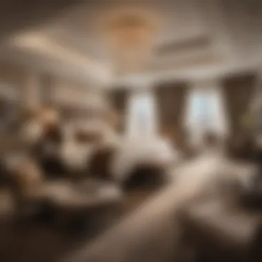 Opulent Hotel Accommodation Luxurious hotel suite in Las Vegas