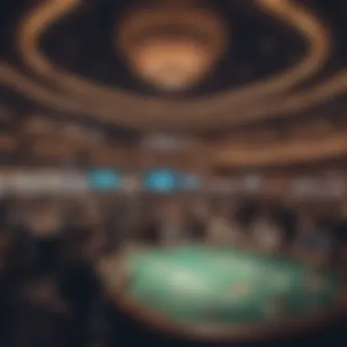 The Excitement of Aria Tournaments A panoramic view of Aria's tournament arena filled with enthusiastic participants