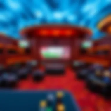 Overview of Atlantis Bahamas Sportsbook Setting Stunning view of Atlantis Bahamas with sportsbook highlights
