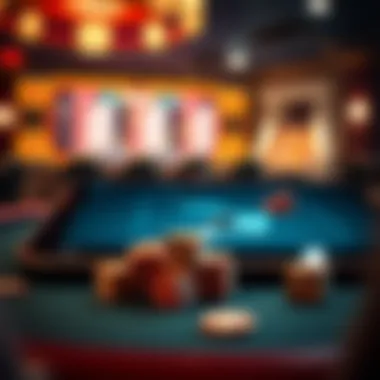 A digital platform showcasing Badugi poker gameplay