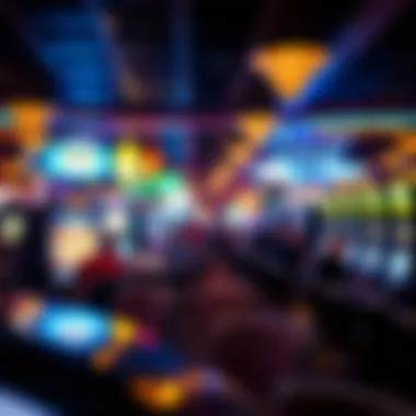 Exciting gaming atmosphere at a Louisiana casino