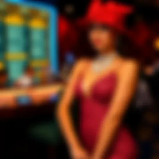 Glamorous Casino Fashion Elegant casino attire showcasing glamour and sophistication