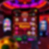 User interface of Cleopatra Keno app showcasing vibrant graphics