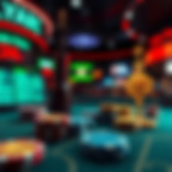 A conceptual image illustrating regulatory aspects of online gambling