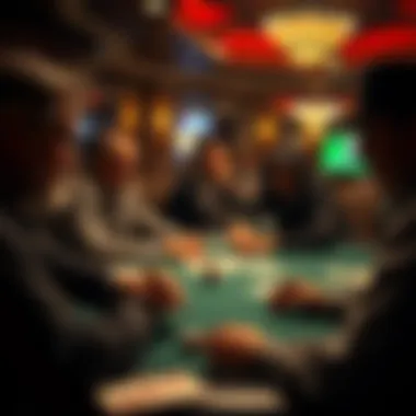 Modern Poker Scene Influenced by Brunson A modern poker game scene influenced by Brunson's teachings