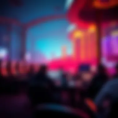 Emerging trends in online sports betting depicted through futuristic graphics