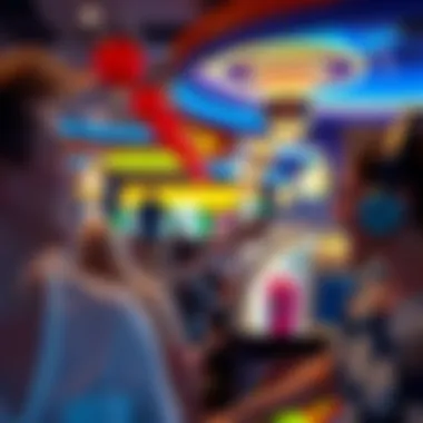 Exciting Bingo Hall Experience An engaging bingo hall atmosphere with players enjoying the game