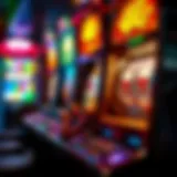 Exciting moment of winning in free spins at a slot game