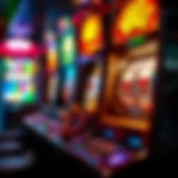 Exciting moment of winning in free spins at a slot game