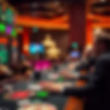 An overview of a live dealer game stream with an interactive chat