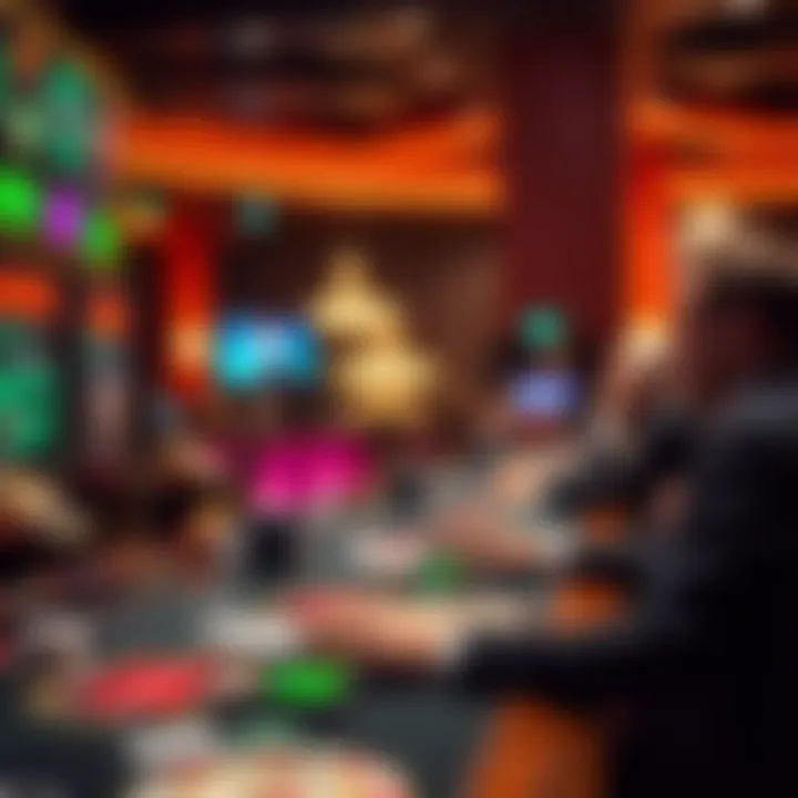 An overview of a live dealer game stream with an interactive chat