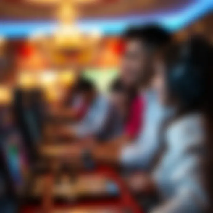 Graphical representation of player demographics in online gaming