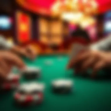 Strategic Elements in Texas Hold'em Conceptual depiction of strategy in a card game