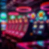 Vibrant Free Slot Machines Vibrant illustration of free slot machine games on a digital platform