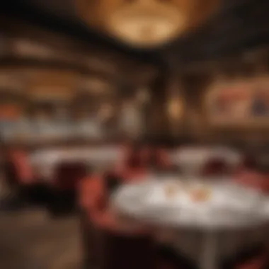 Culinary Delights: Dining at Hard Rock Casino Luxury dining area featuring a unique culinary experience