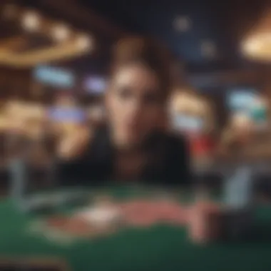 Promoting Responsible Gambling An illustration showcasing responsible gambling practices