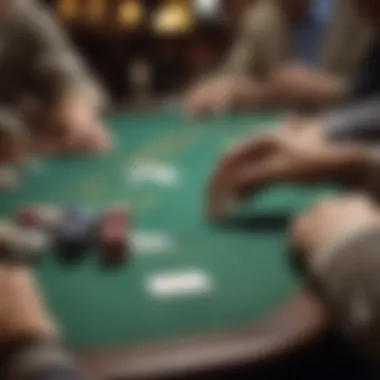 Strategic Insights Through Data Visualization Graphical representation of poker strategies derived from data analysis.