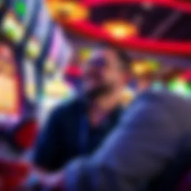 Player enjoying a game with slot freebies