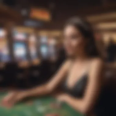 Host Engagement in Live Streaming Host interacting with viewers during a live slot game