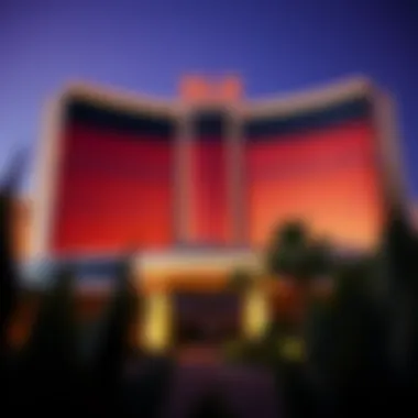 Exterior view of the SLS Hotel showcasing its modern architecture