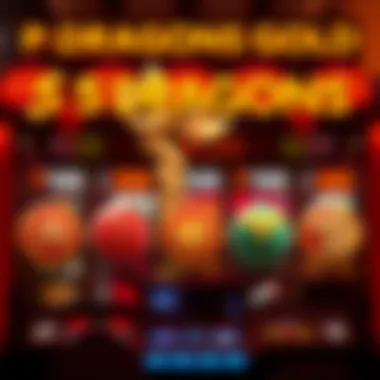 An illustration showcasing the various symbols used in the 5 Dragons Gold slot