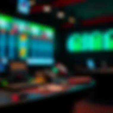 Visual representation of online betting platforms