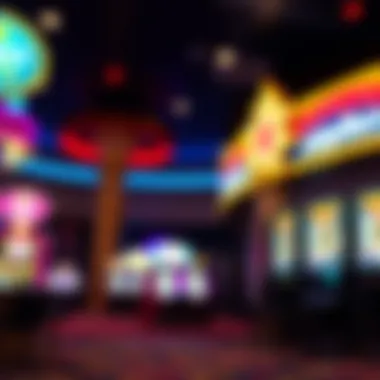 Promotional banners showcasing casino offers