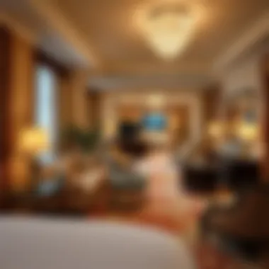 Elegant Furnishings and Décor Elegant furnishings and decor inside the Bellagio Suite