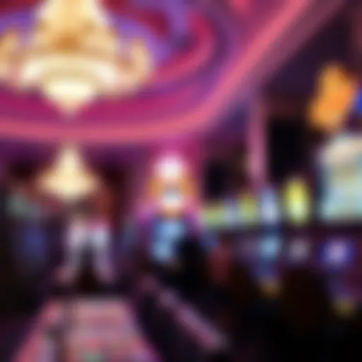 High payout casino with bright lights