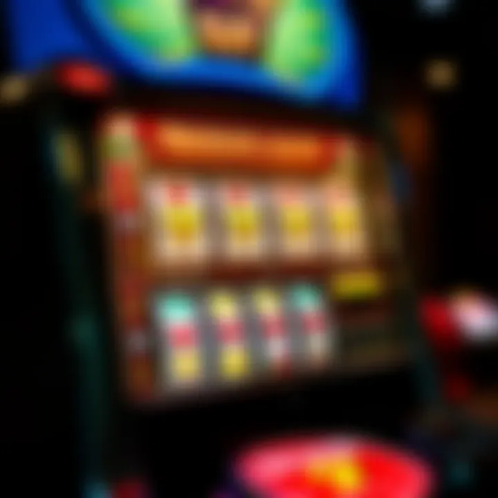 Progressive Jackpot Slot Machine A vibrant slot machine showcasing a progressive jackpot feature